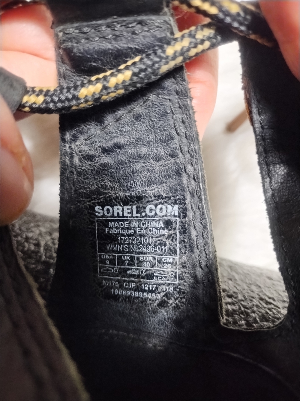 Sorel Torpeda Women's Black Leather Lace-Up Sandal-Sz 9 - Picture 7 of 7